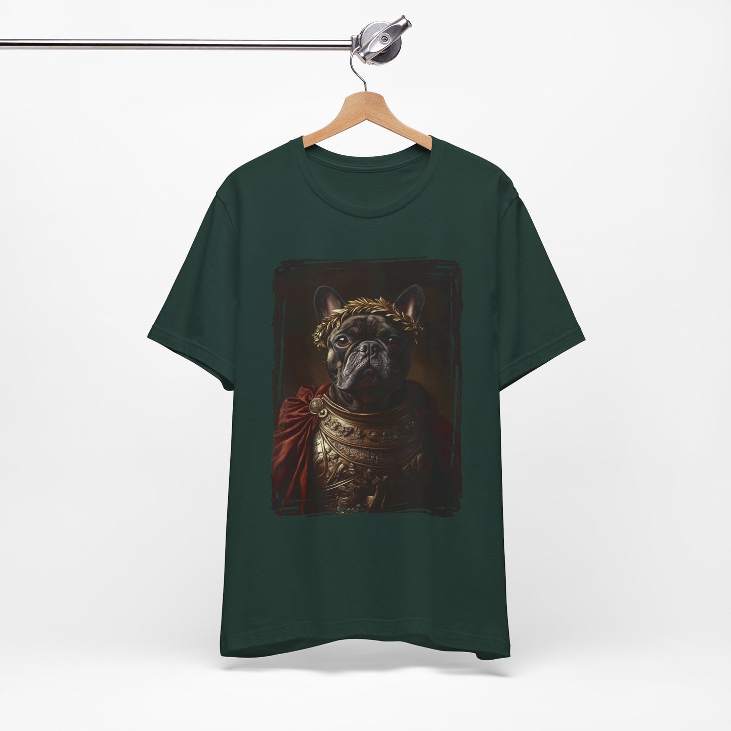 French Bulldog Roman Emperor Graphic Tee