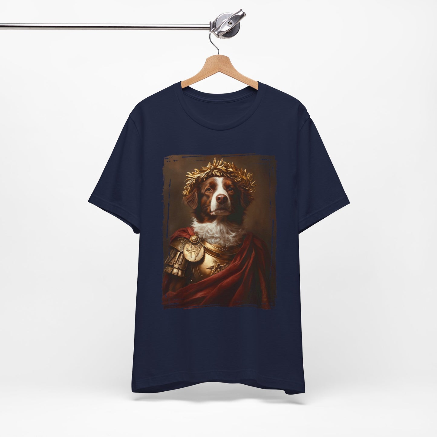 Brittany Spaniel Roman Emperor Graphic Tee