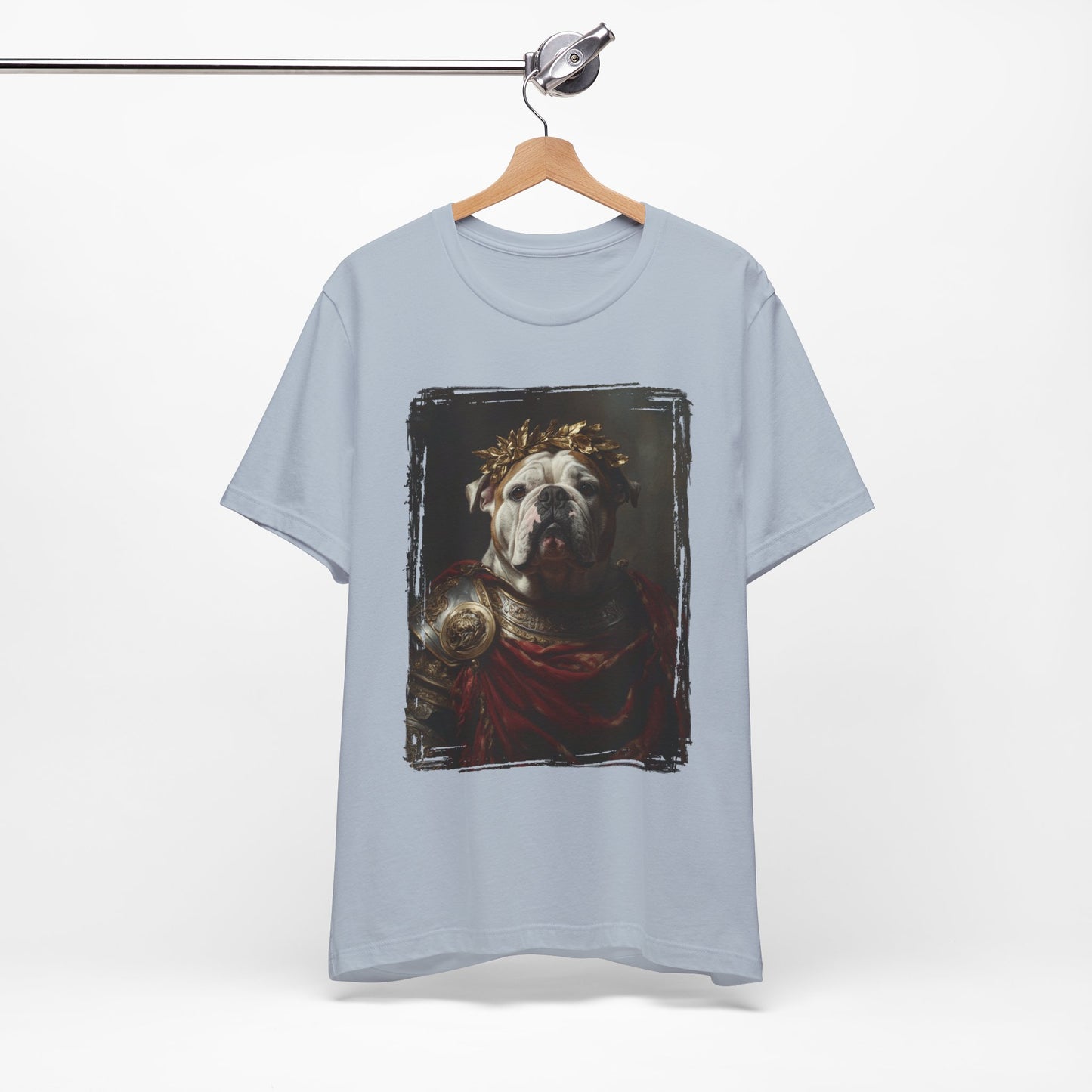 English Bulldog Roman Emperor Graphic Tee