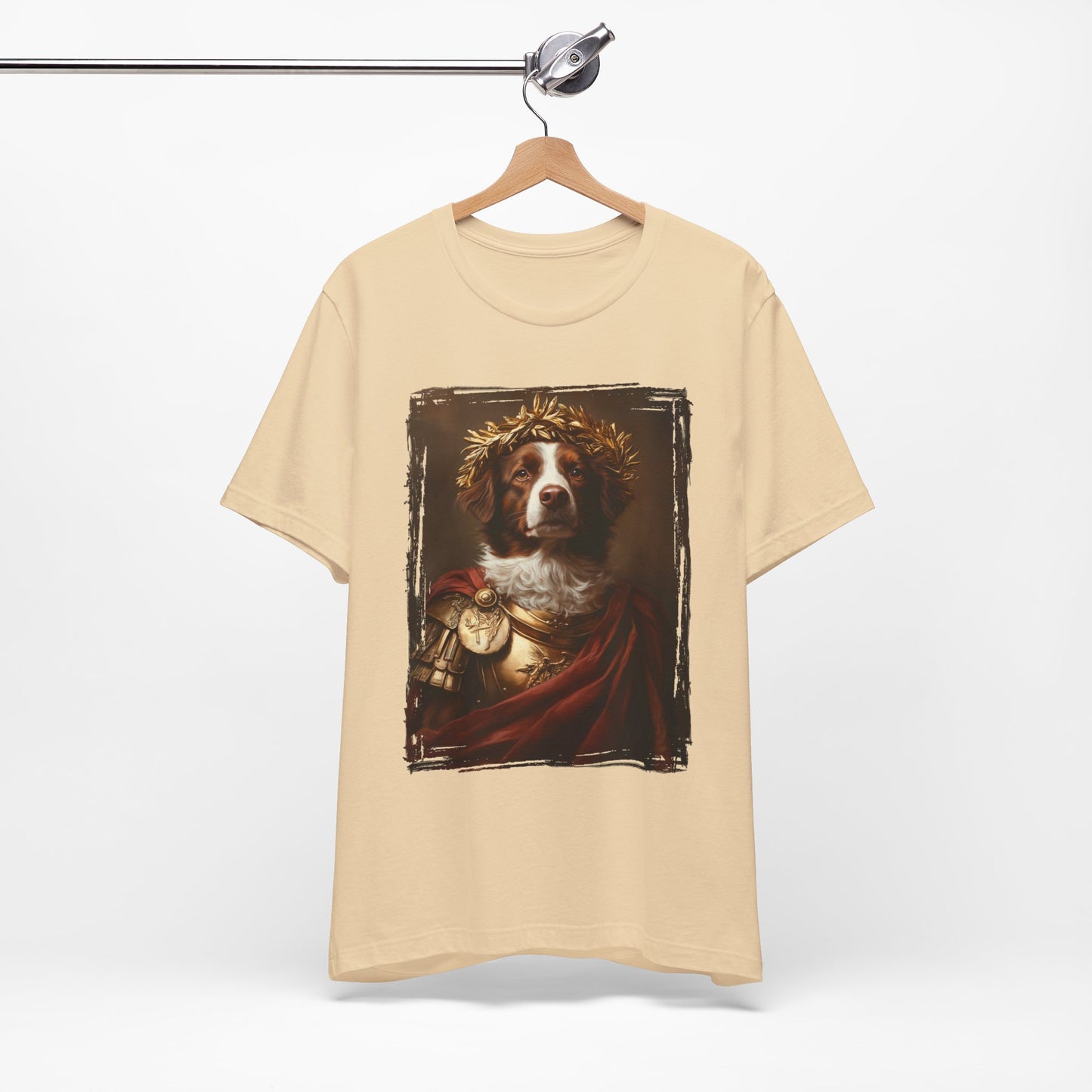 Brittany Spaniel Roman Emperor Graphic Tee