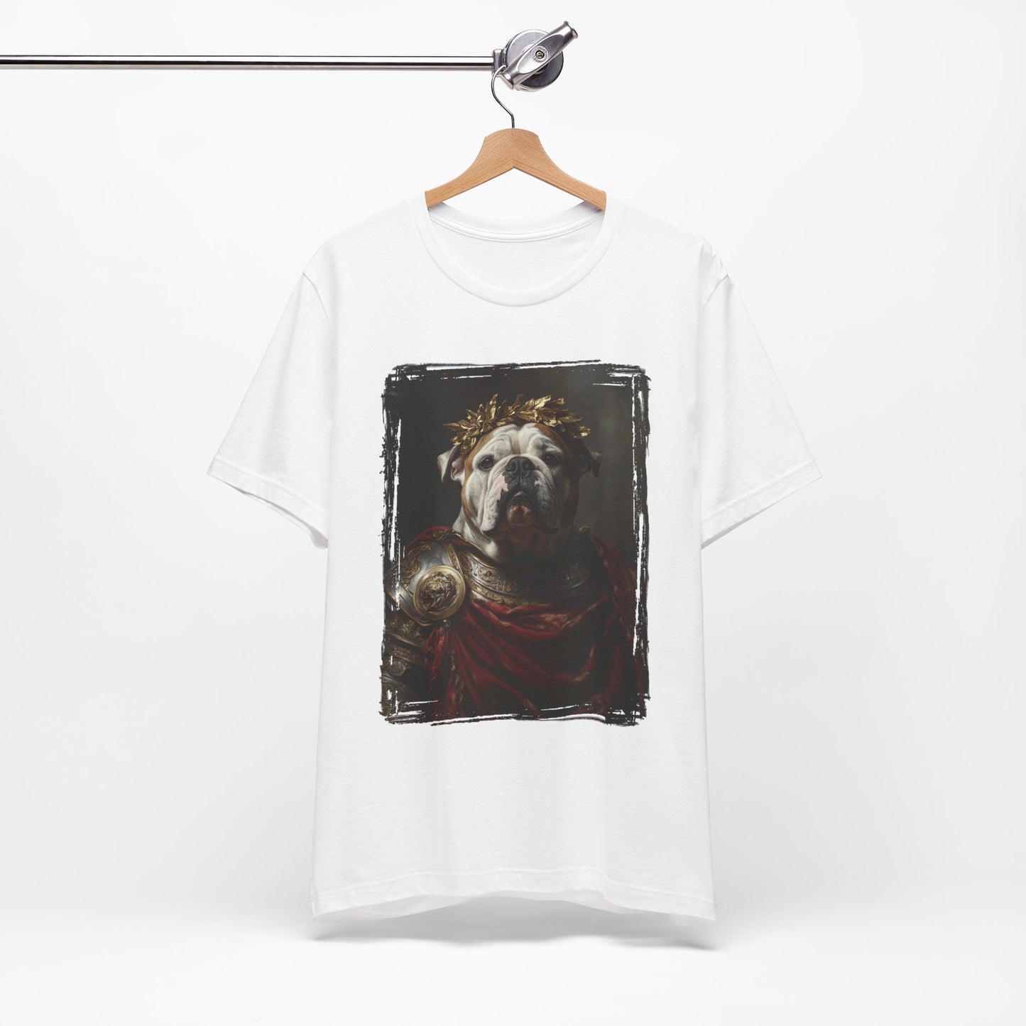 English Bulldog Roman Emperor Graphic Tee