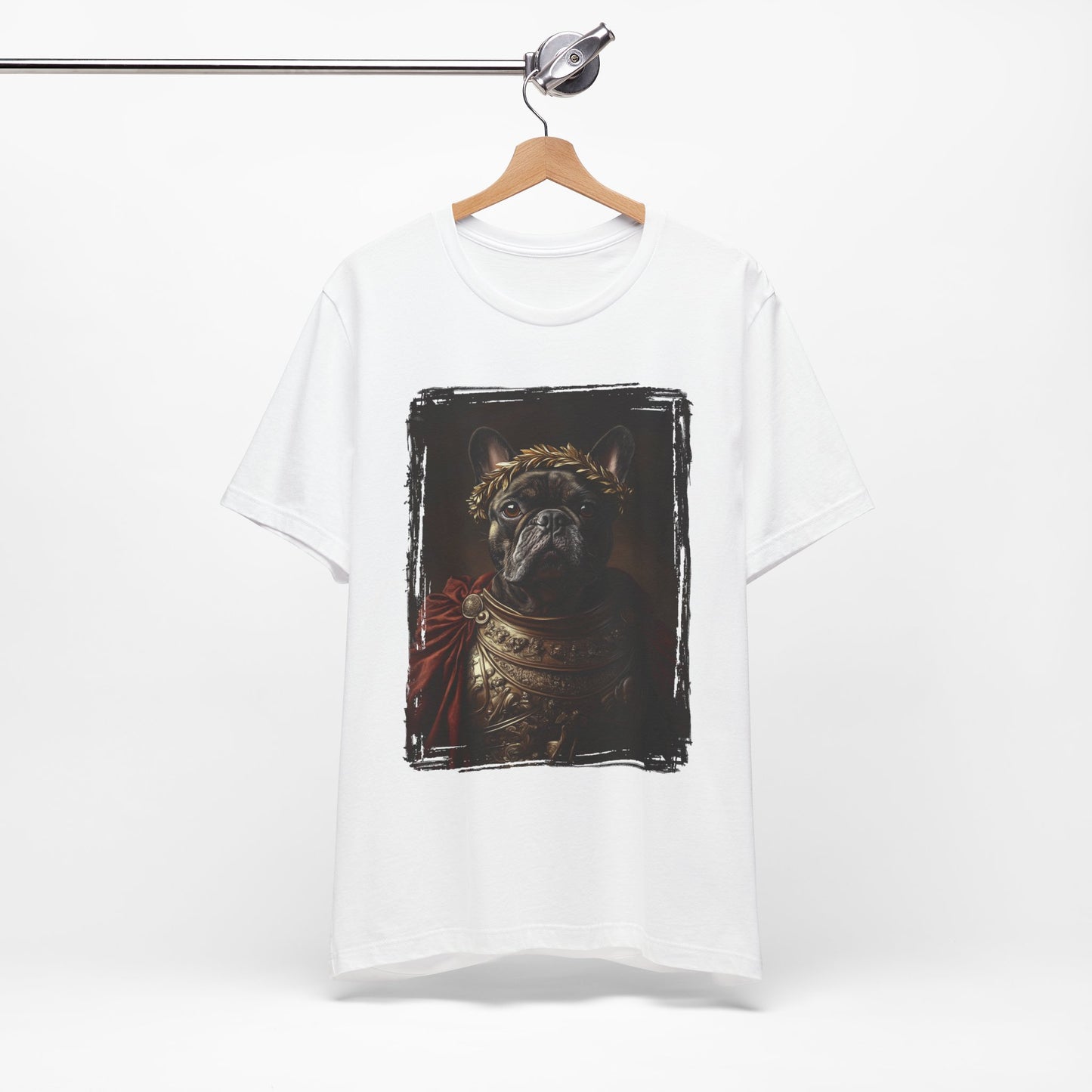 French Bulldog Roman Emperor Graphic Tee