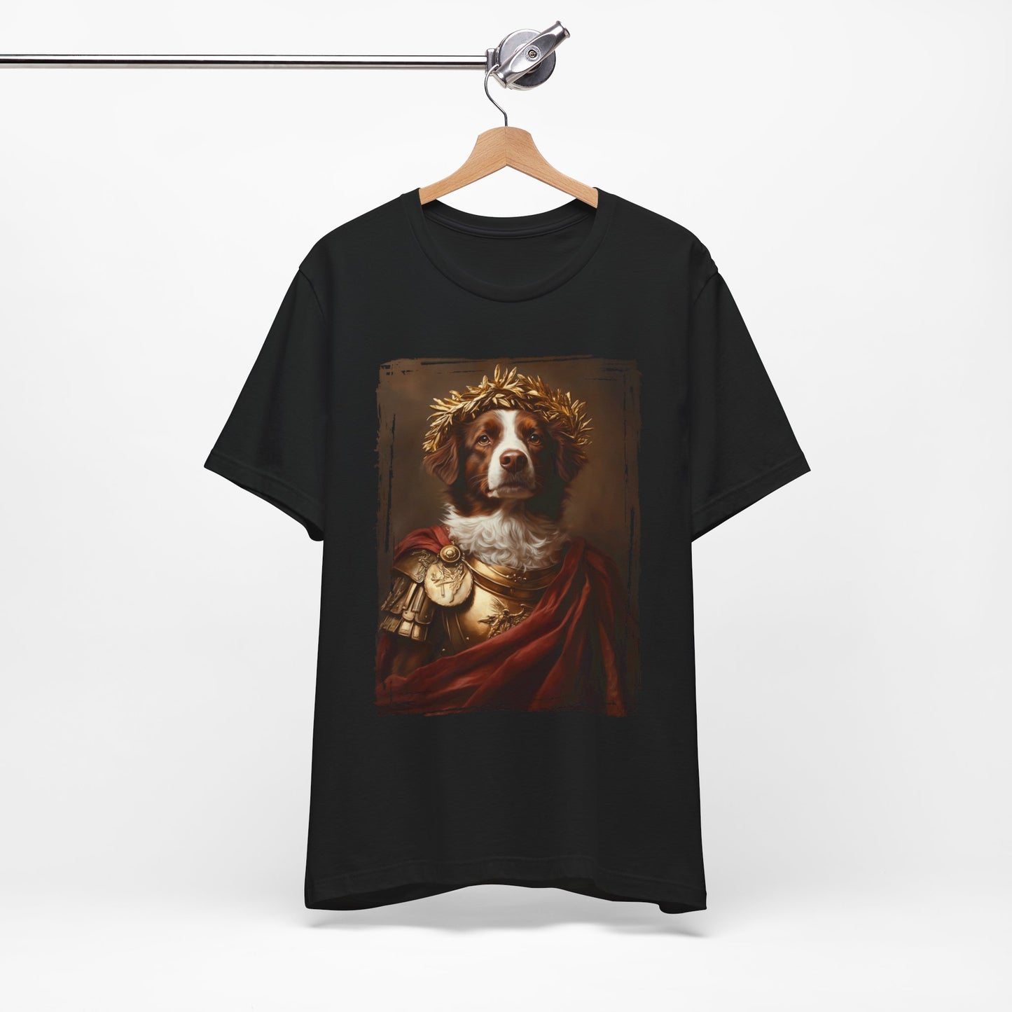 Brittany Spaniel Roman Emperor Graphic Tee