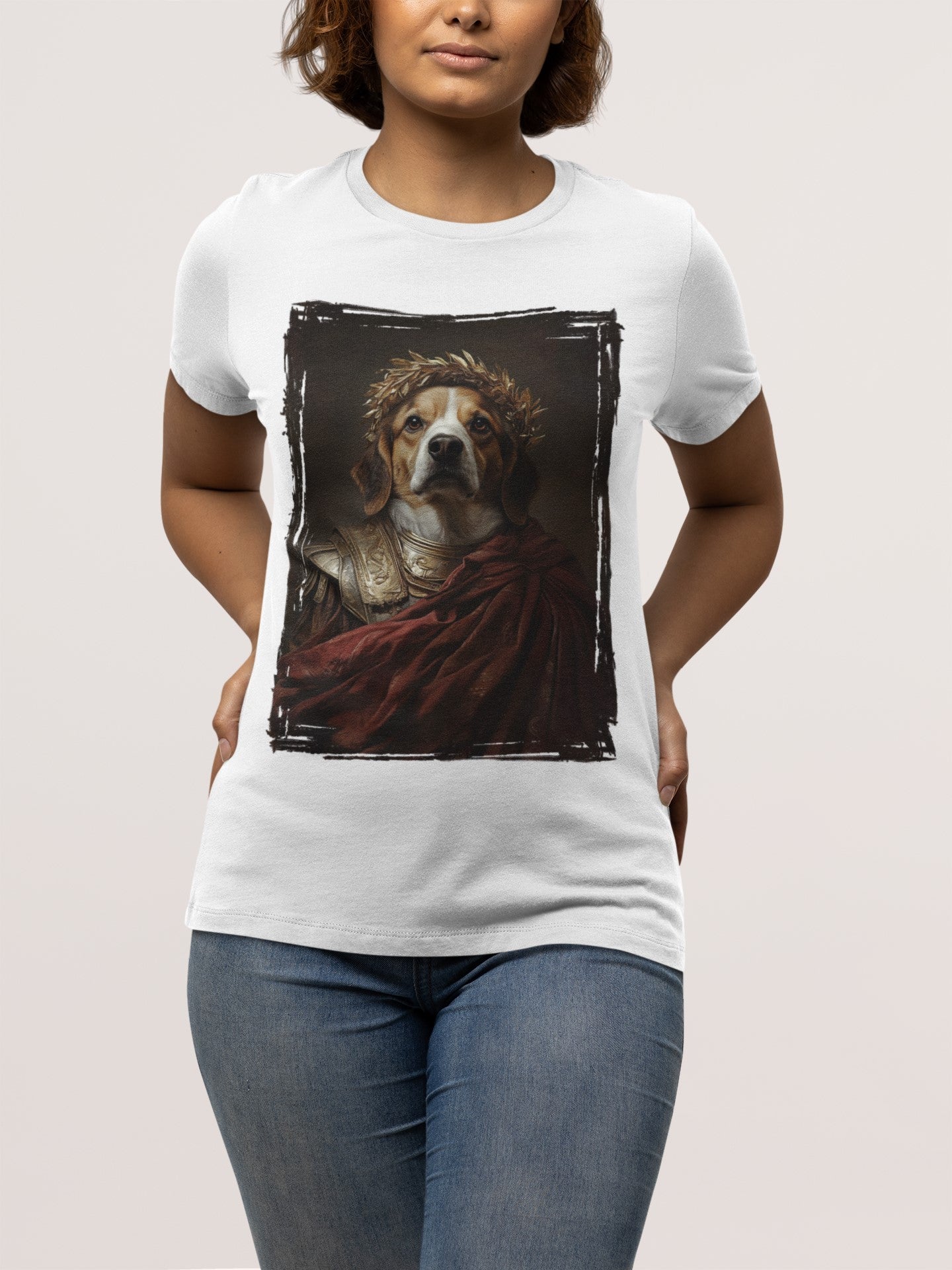 Beagle Roman Emperor Graphic Tee