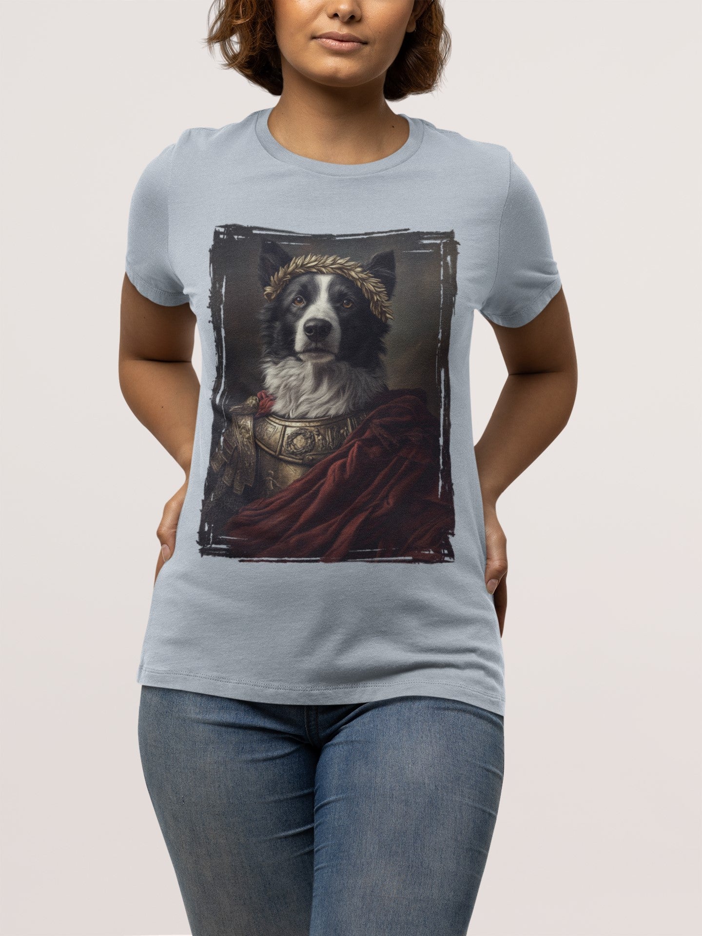 Border Collie Roman Emperor Graphic Tee