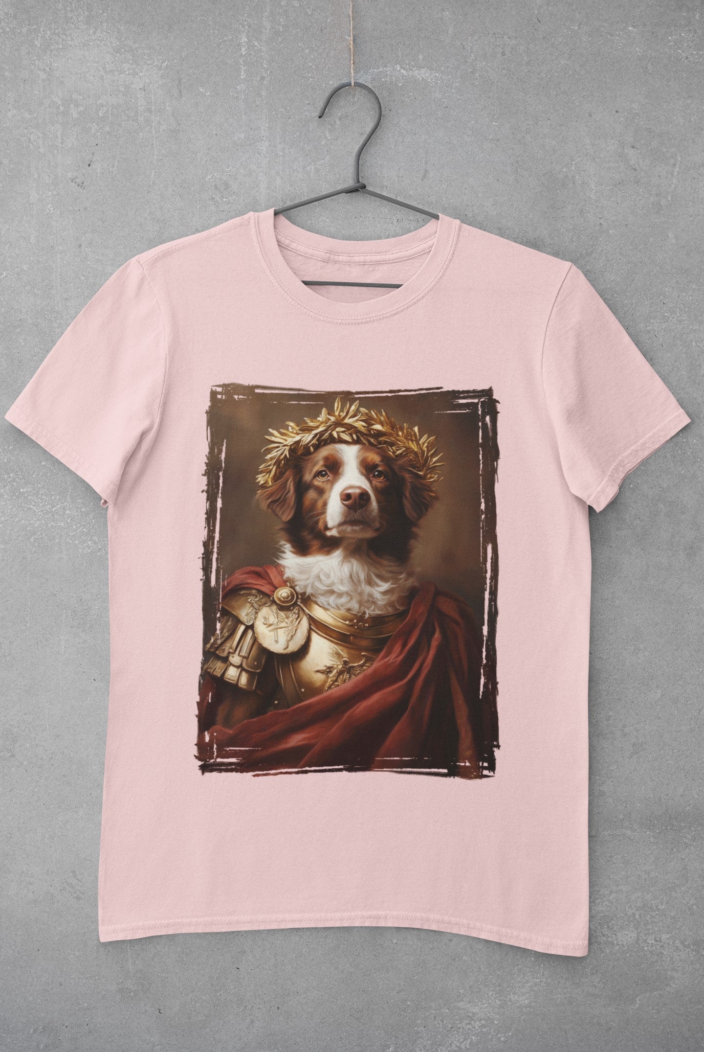 Brittany Spaniel Roman Emperor Graphic Tee