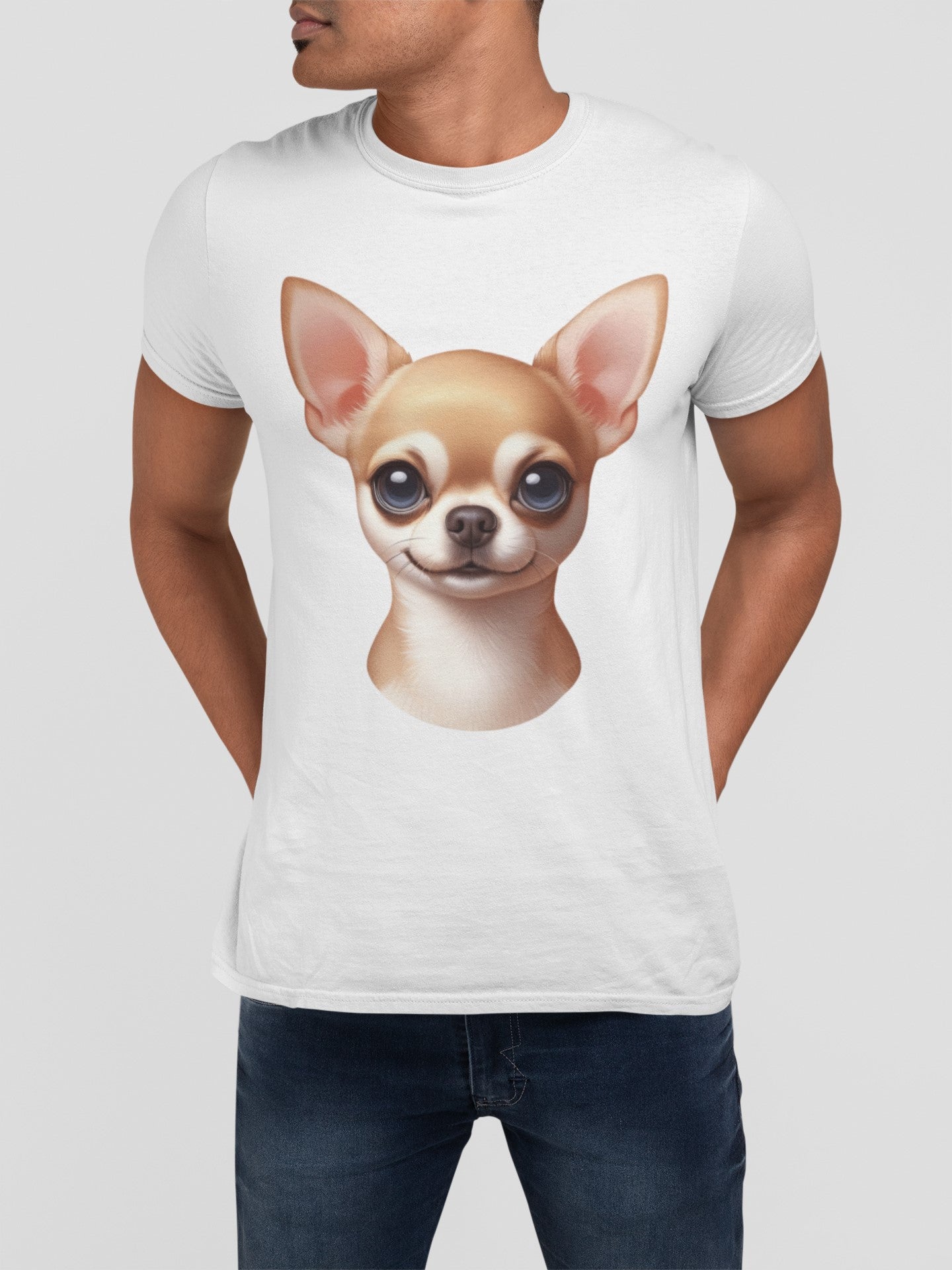Chihuahua Fawn Smooth Coat Cartoon Graphic Tee