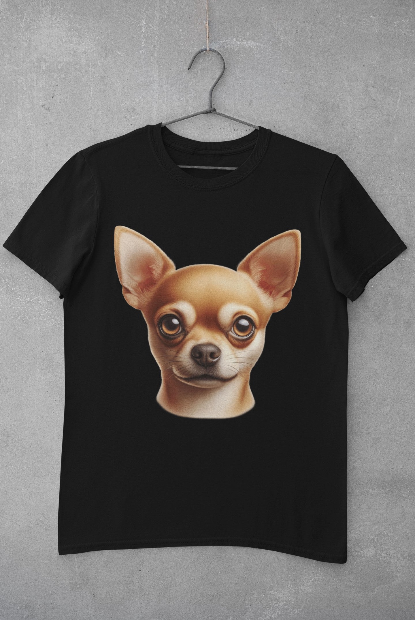 Chihuahua Fawn Smooth Coat Realistic Graphic Tee