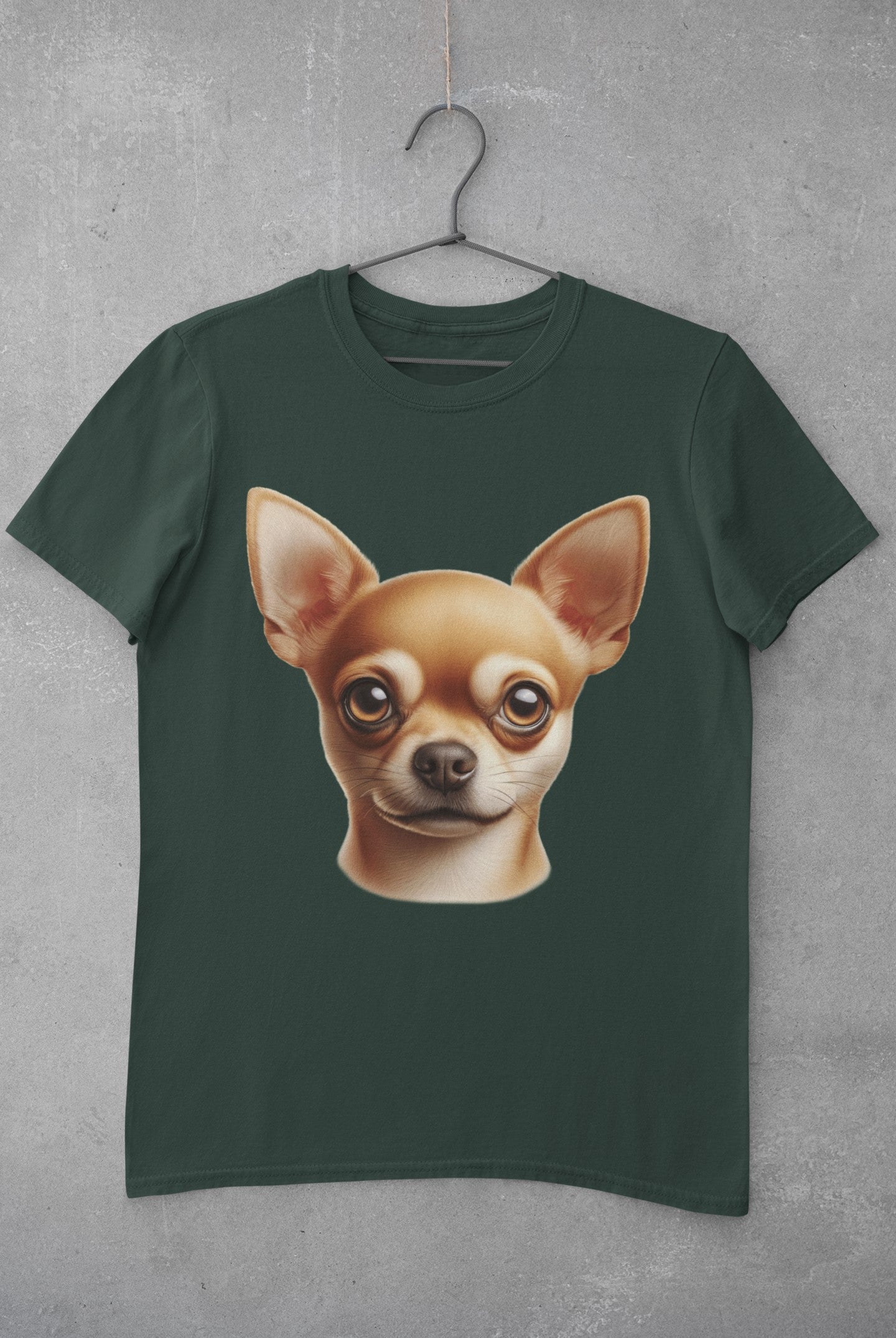 Chihuahua Fawn Smooth Coat Realistic Graphic Tee