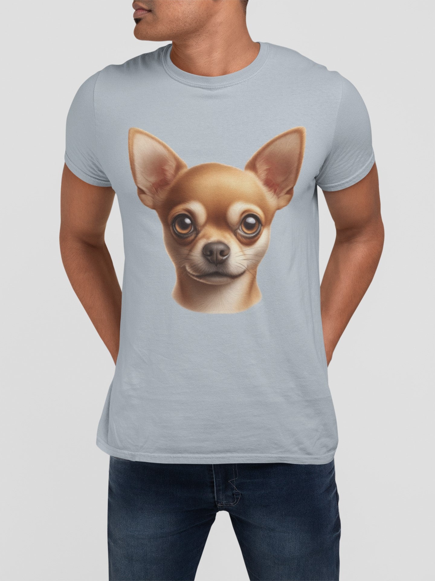 Chihuahua Fawn Smooth Coat Realistic Graphic Tee