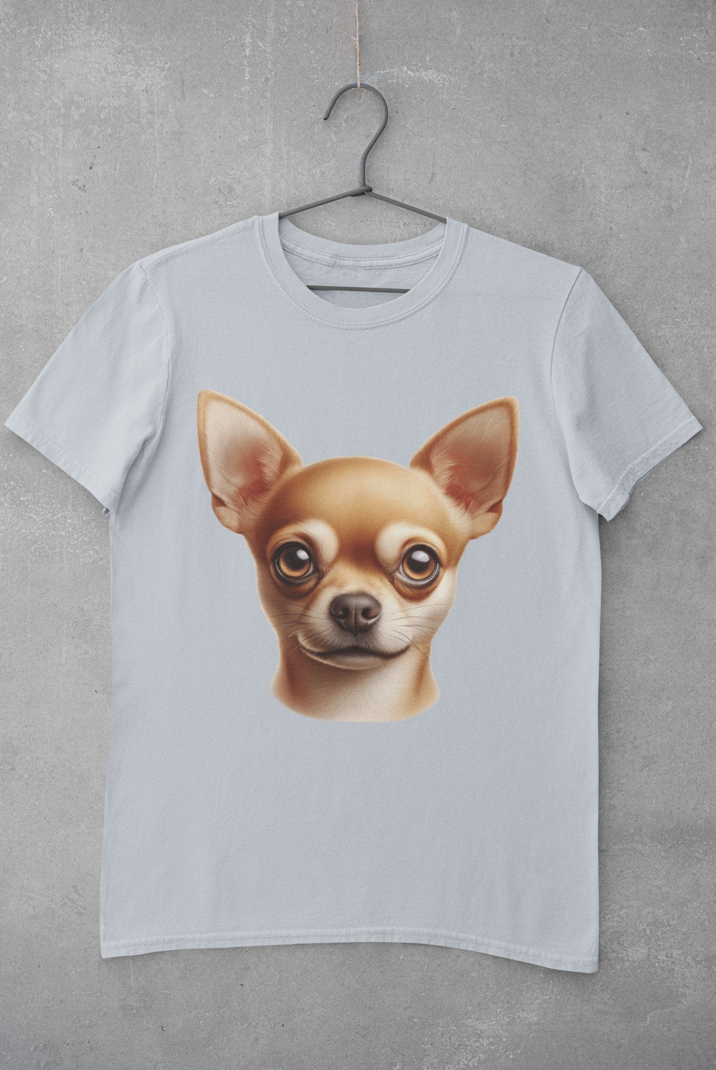 Chihuahua Fawn Smooth Coat Realistic Graphic Tee