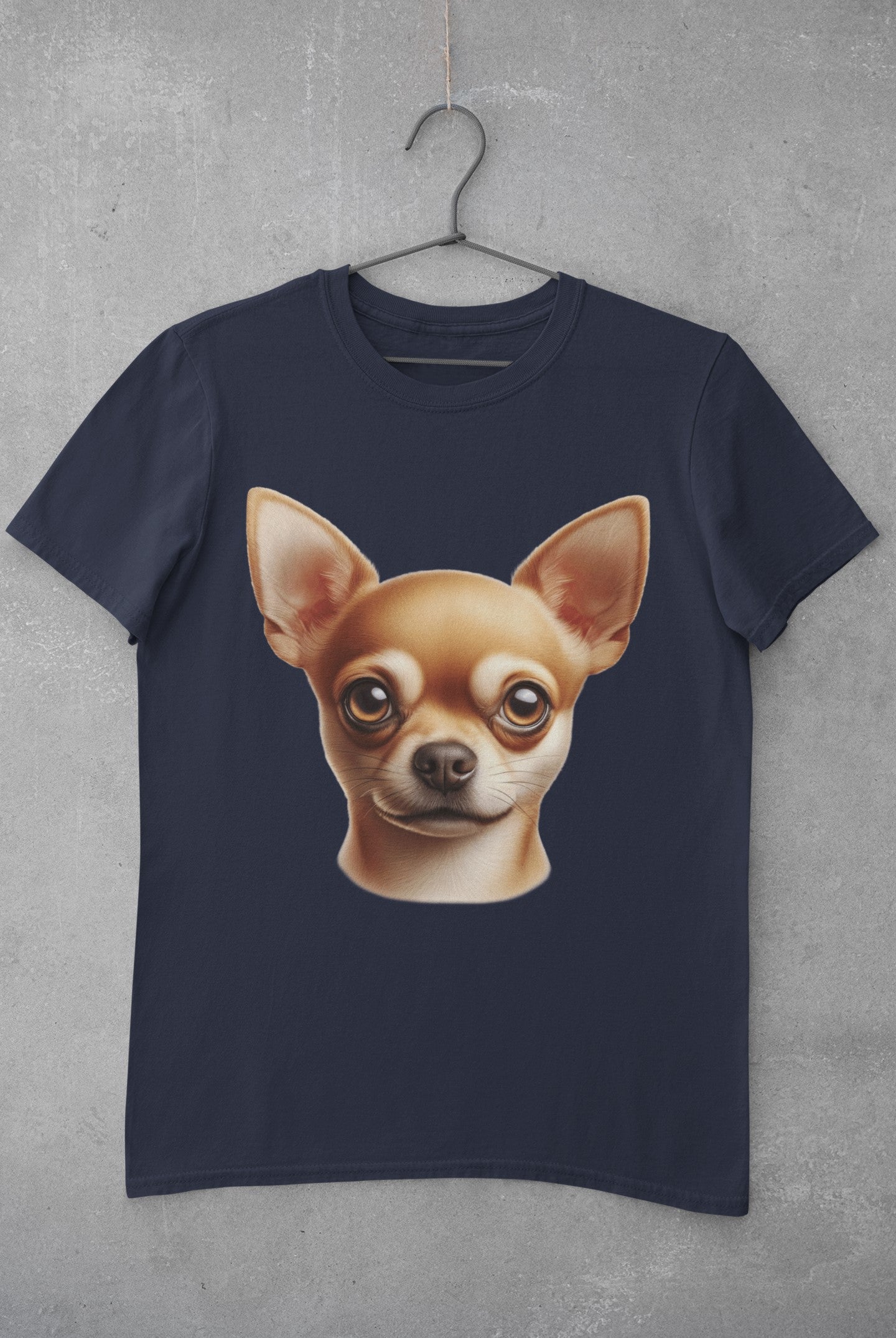 Chihuahua Fawn Smooth Coat Realistic Graphic Tee
