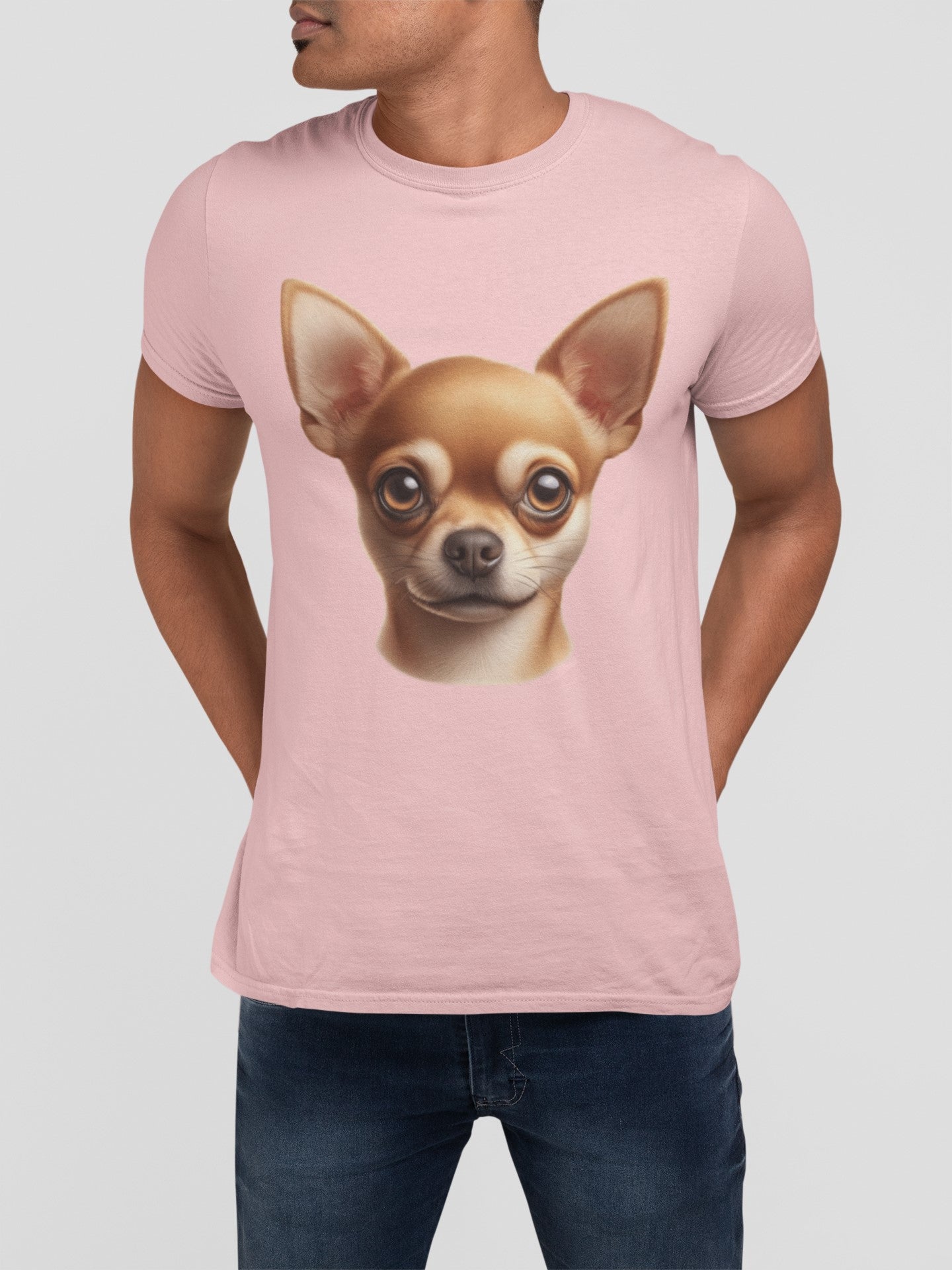 Chihuahua Fawn Smooth Coat Realistic Graphic Tee