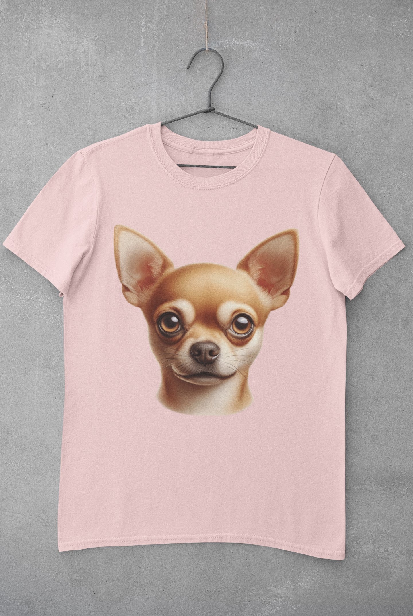 Chihuahua Fawn Smooth Coat Realistic Graphic Tee