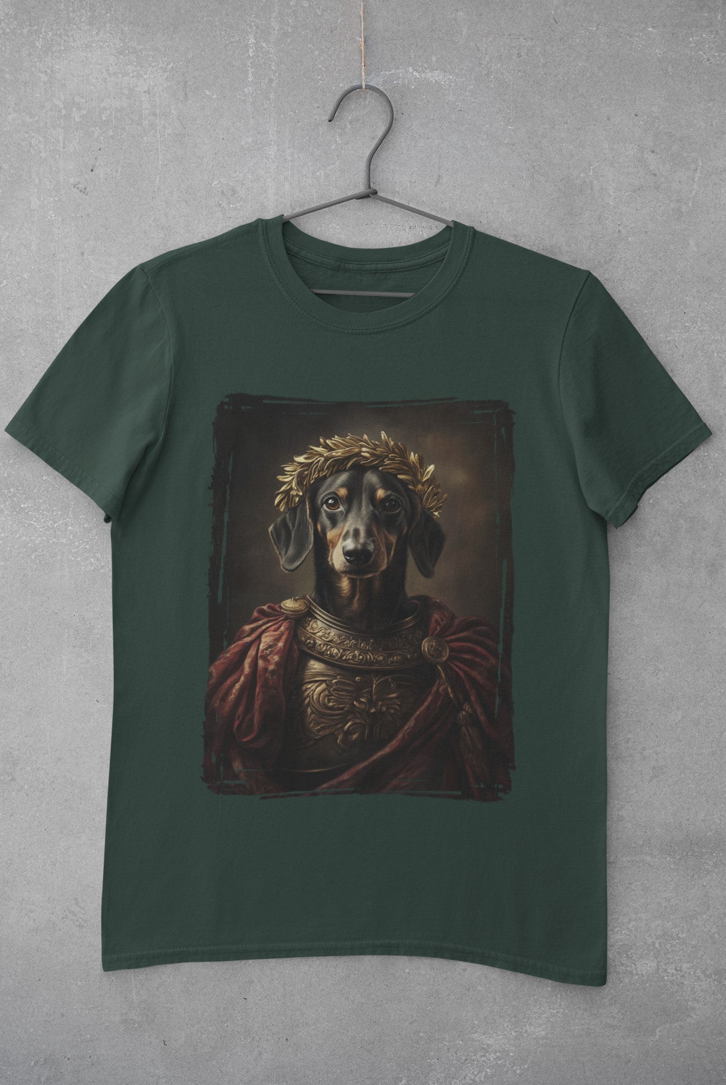Dachshund Roman Emperor Graphic Tee