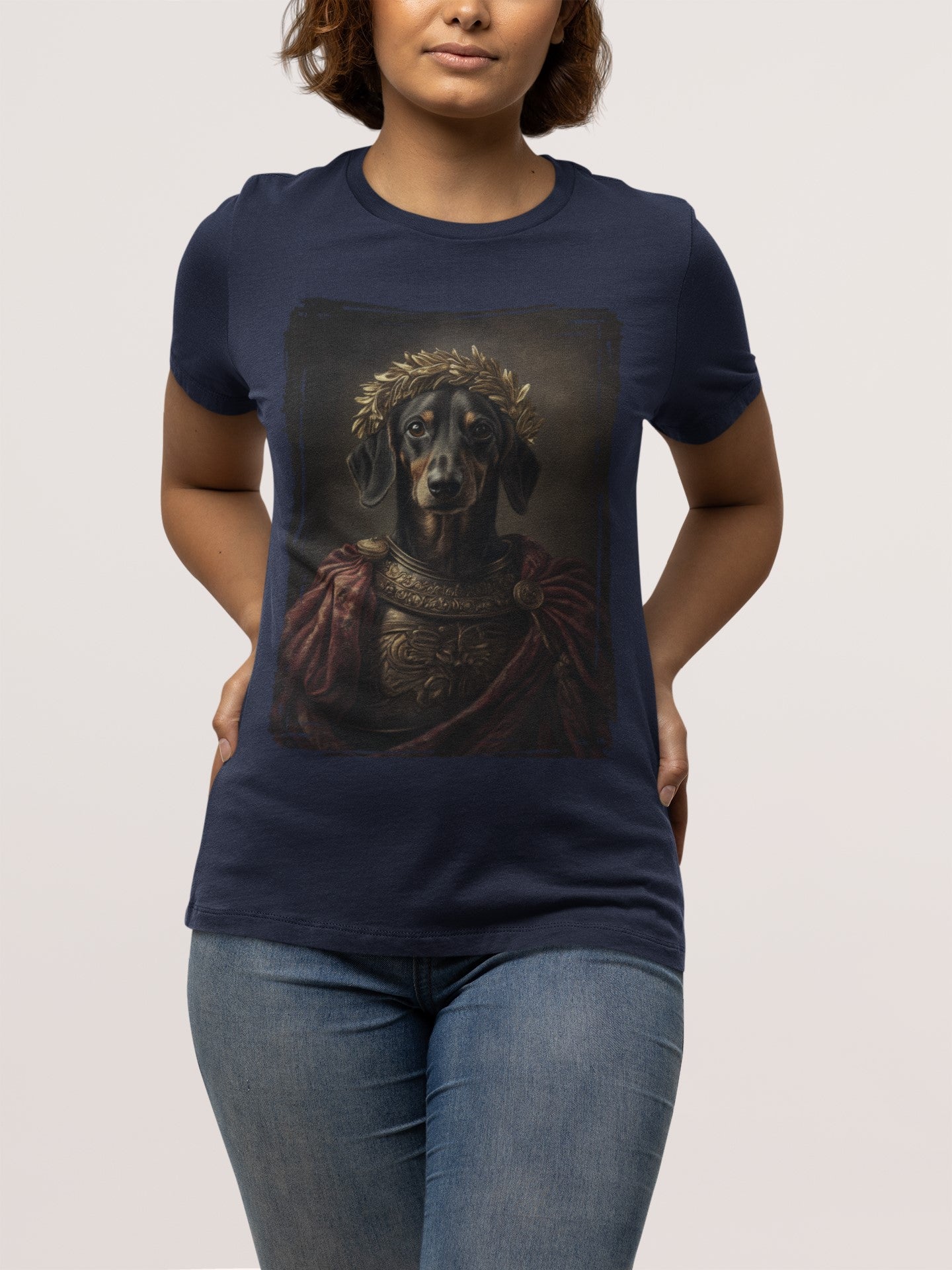 Dachshund Roman Emperor Graphic Tee