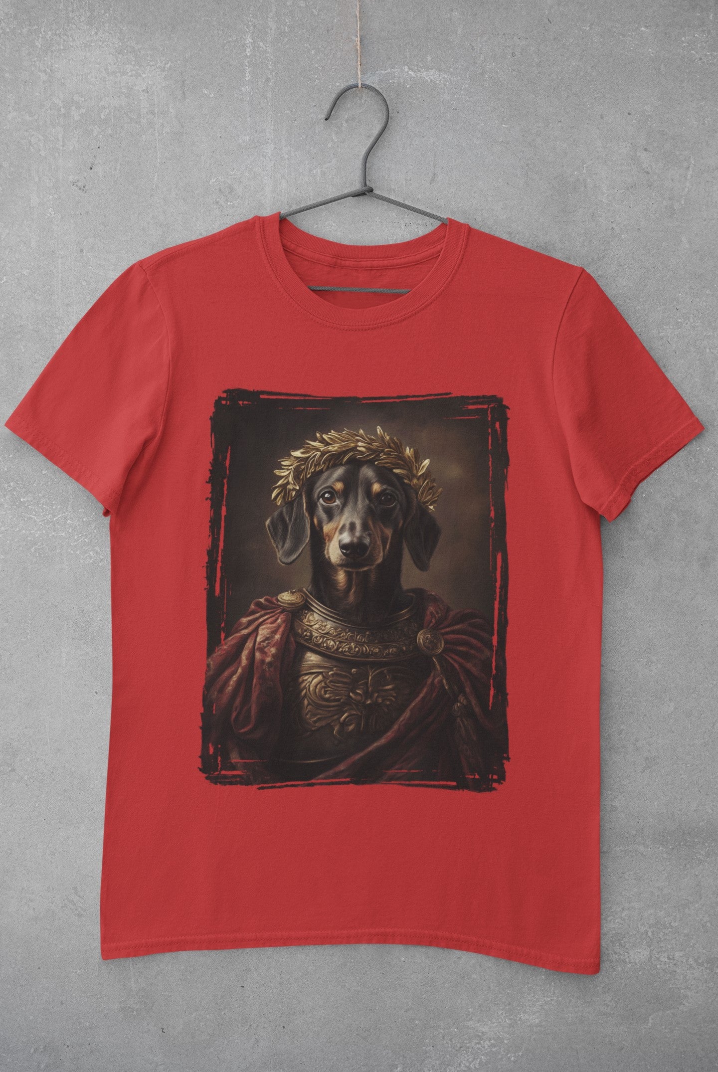 Dachshund Roman Emperor Graphic Tee