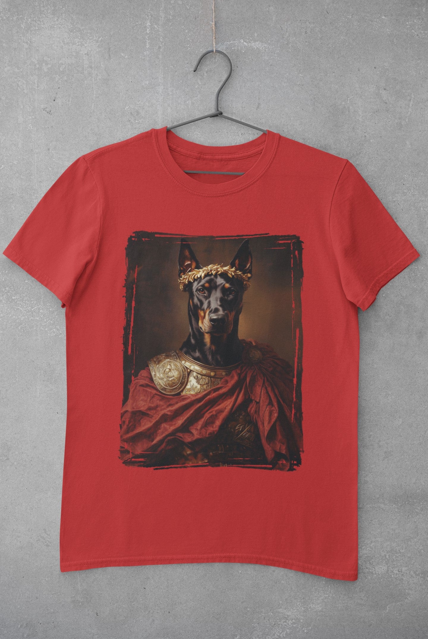 Doberman Pinscher Roman Emperor Graphic Tee