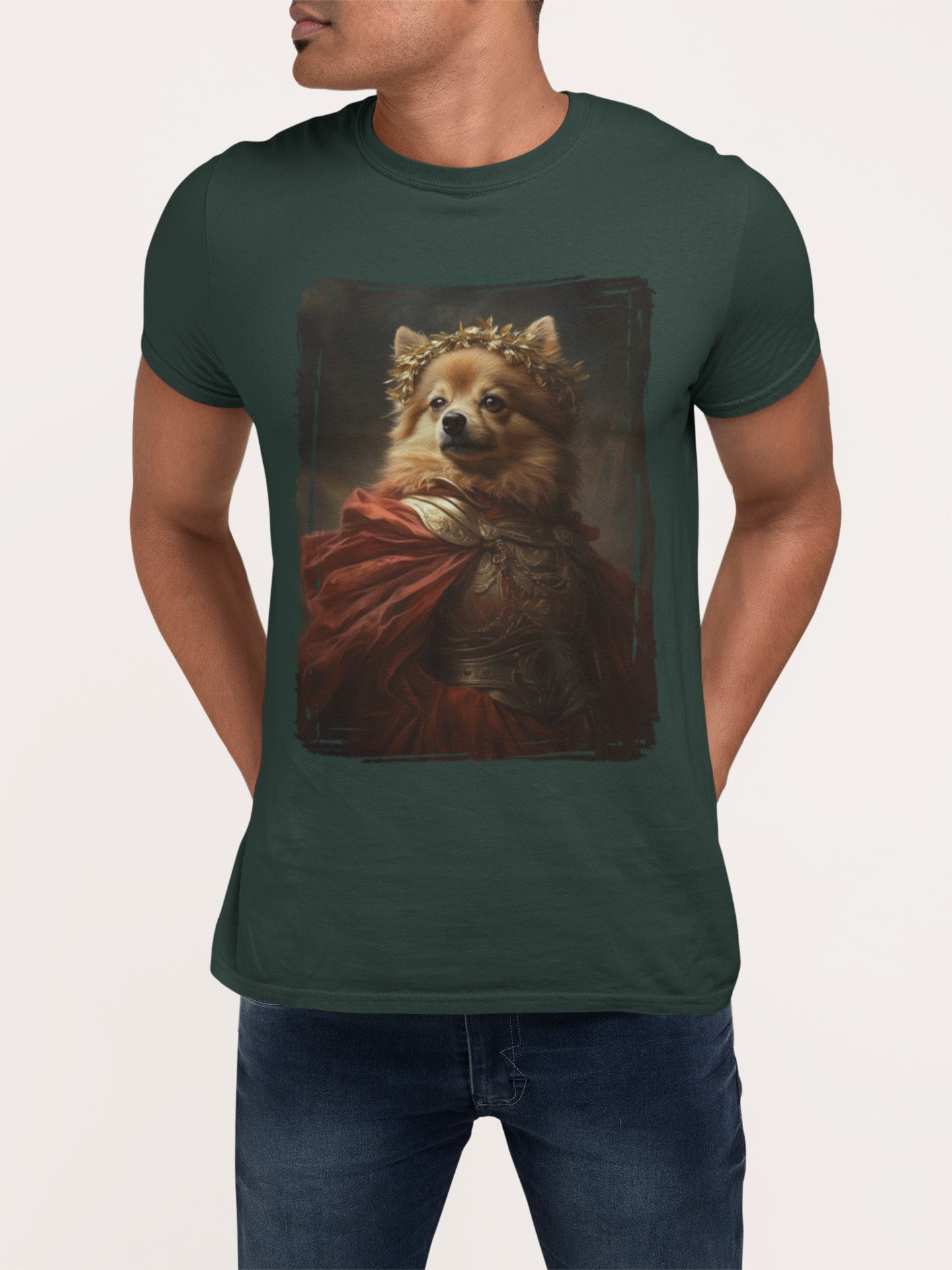 Pomeranian Roman Emperor Graphic Tee
