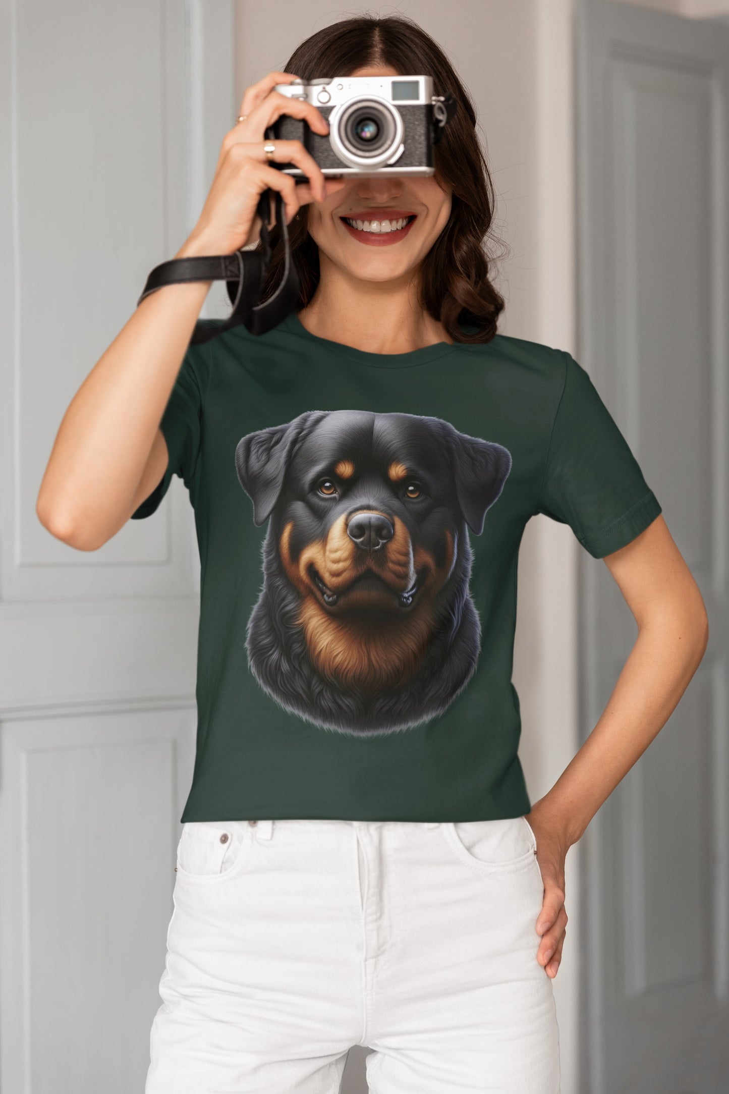 Rottweiler Realistic Graphic Tee