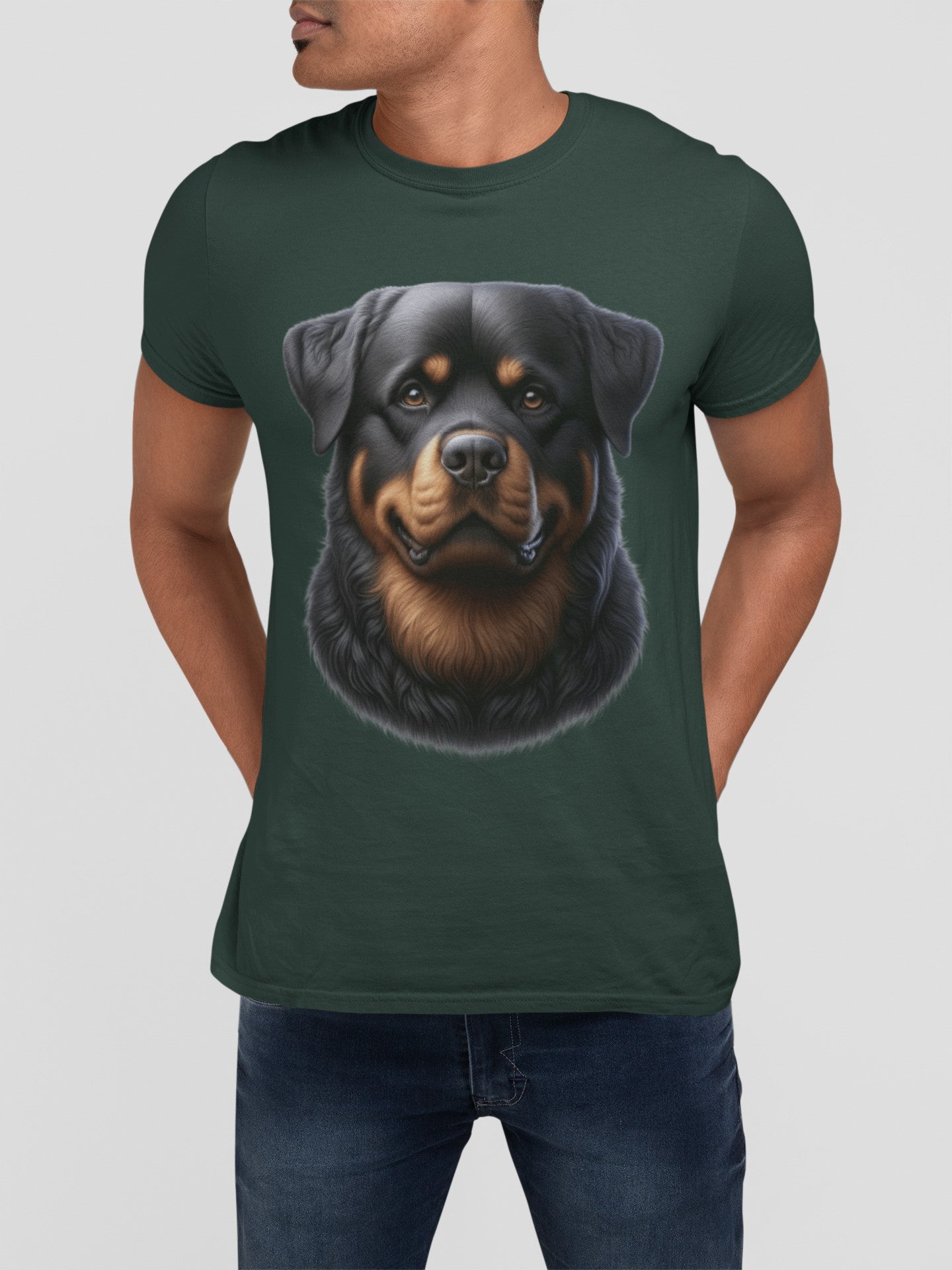 Rottweiler Realistic Graphic Tee