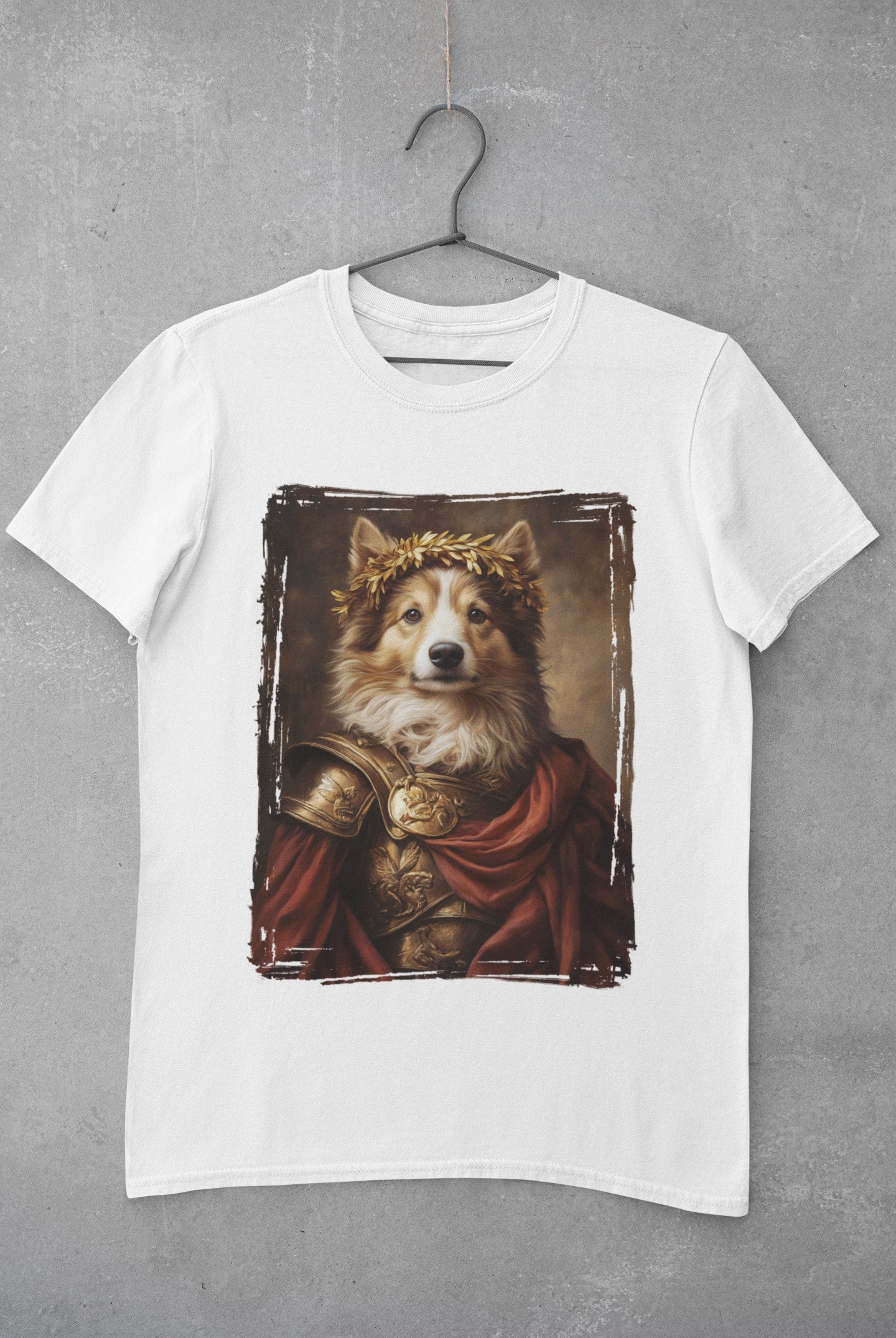 Shetland Sheepdog Roman Emperor Graphic Tee