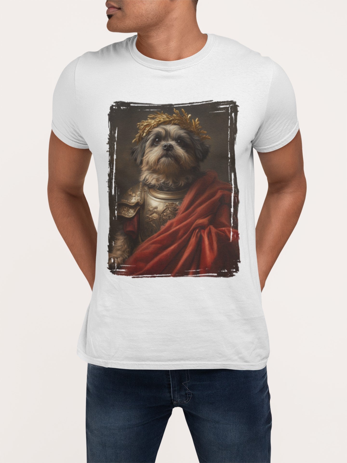 Shih Tzu Roman Emperor Graphic Tee
