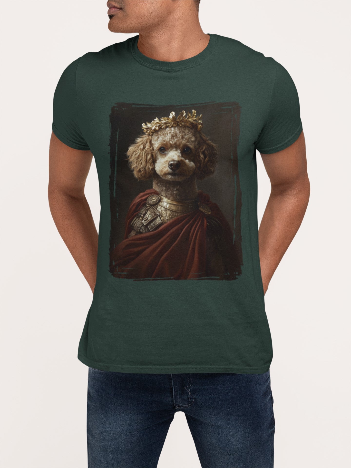 Toy Poodle Roman Emperor Graphic Tee