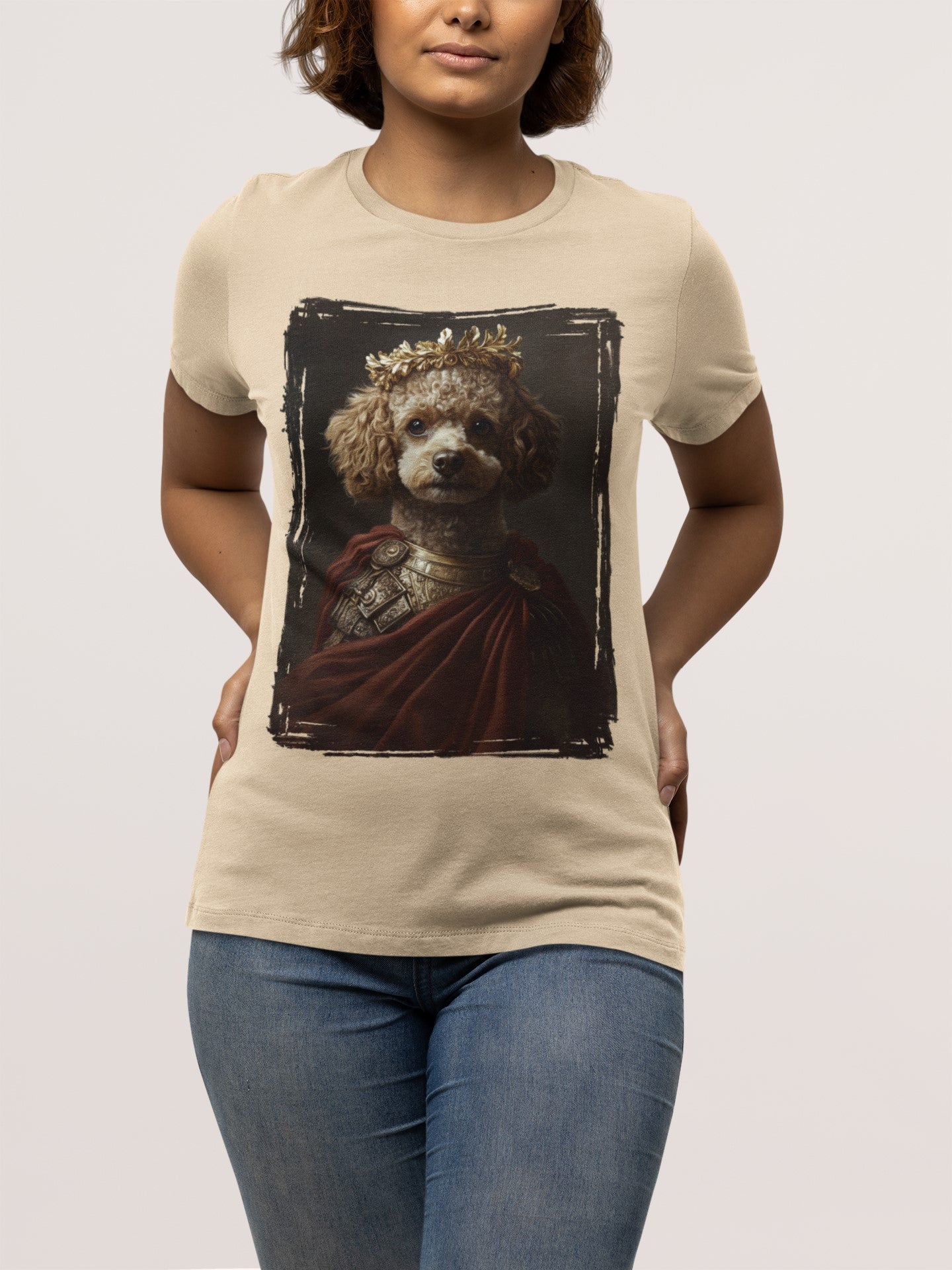 Toy Poodle Roman Emperor Graphic Tee