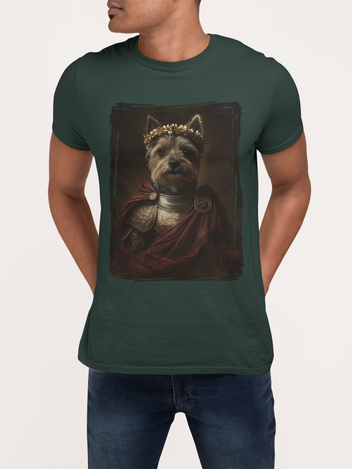 Yorkshire Terrier Roman Emperor Graphic Tee