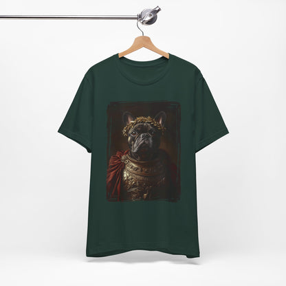 French Bulldog Roman Emperor Graphic Tee