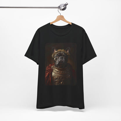 French Bulldog Roman Emperor Graphic Tee