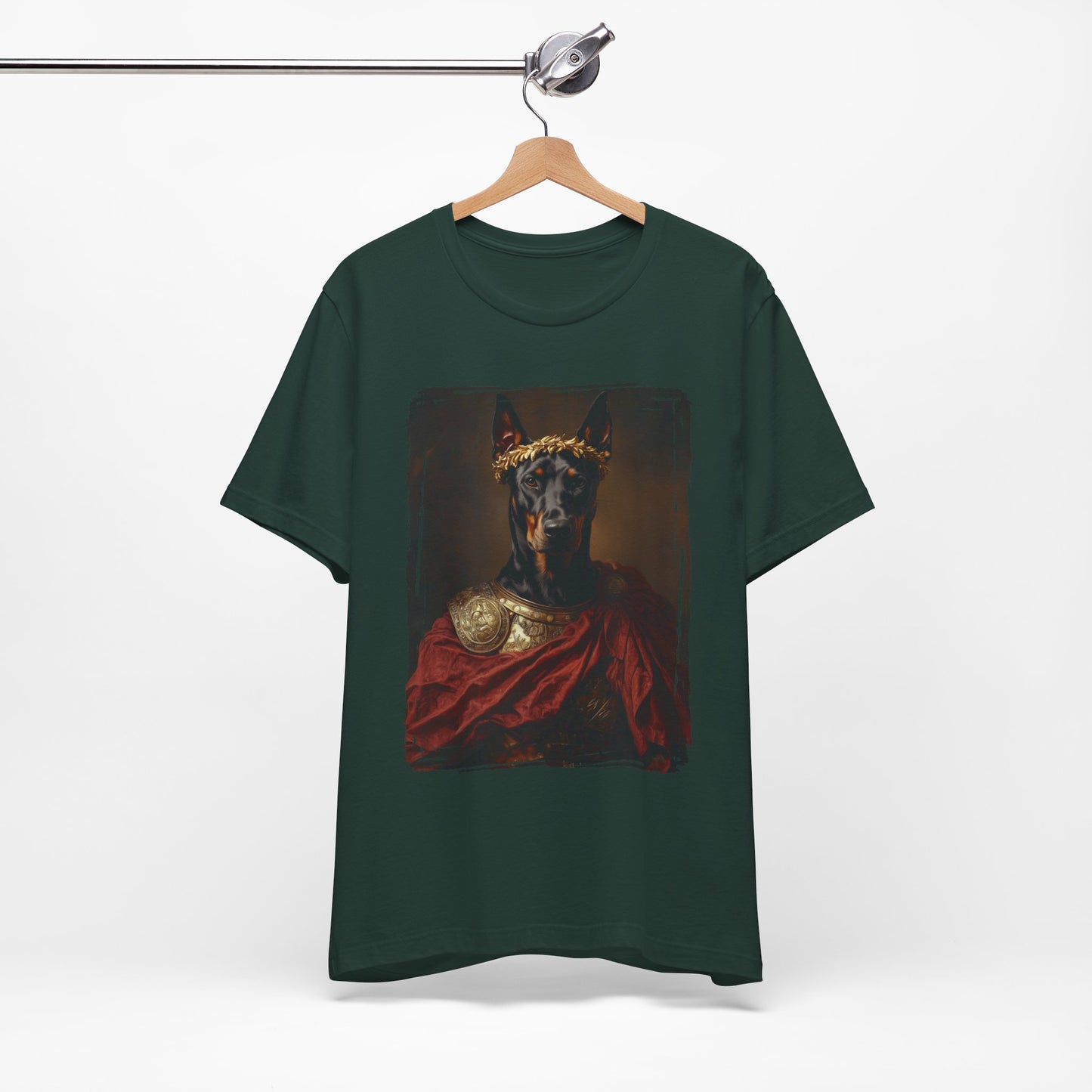 Doberman Pinscher Roman Emperor Graphic Tee