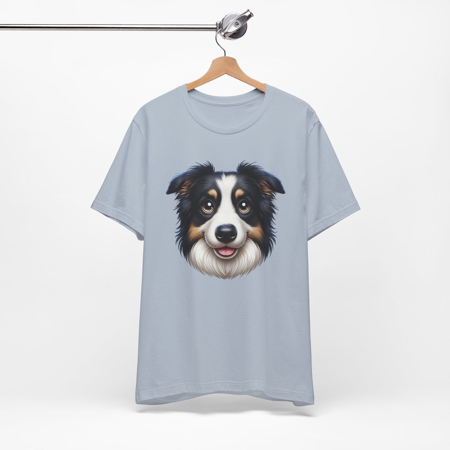 Australian Shepherd Black Tri Cartoon Graphic Tee