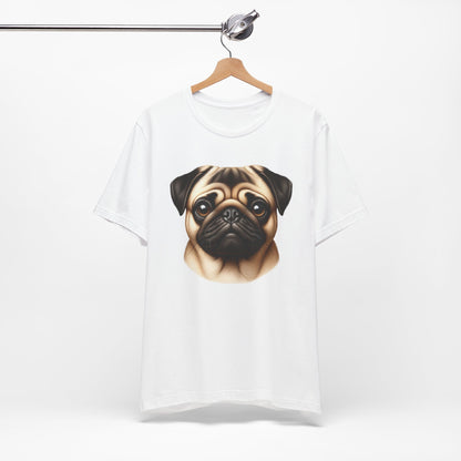 Pug Fawn Realistic Graphic Tee