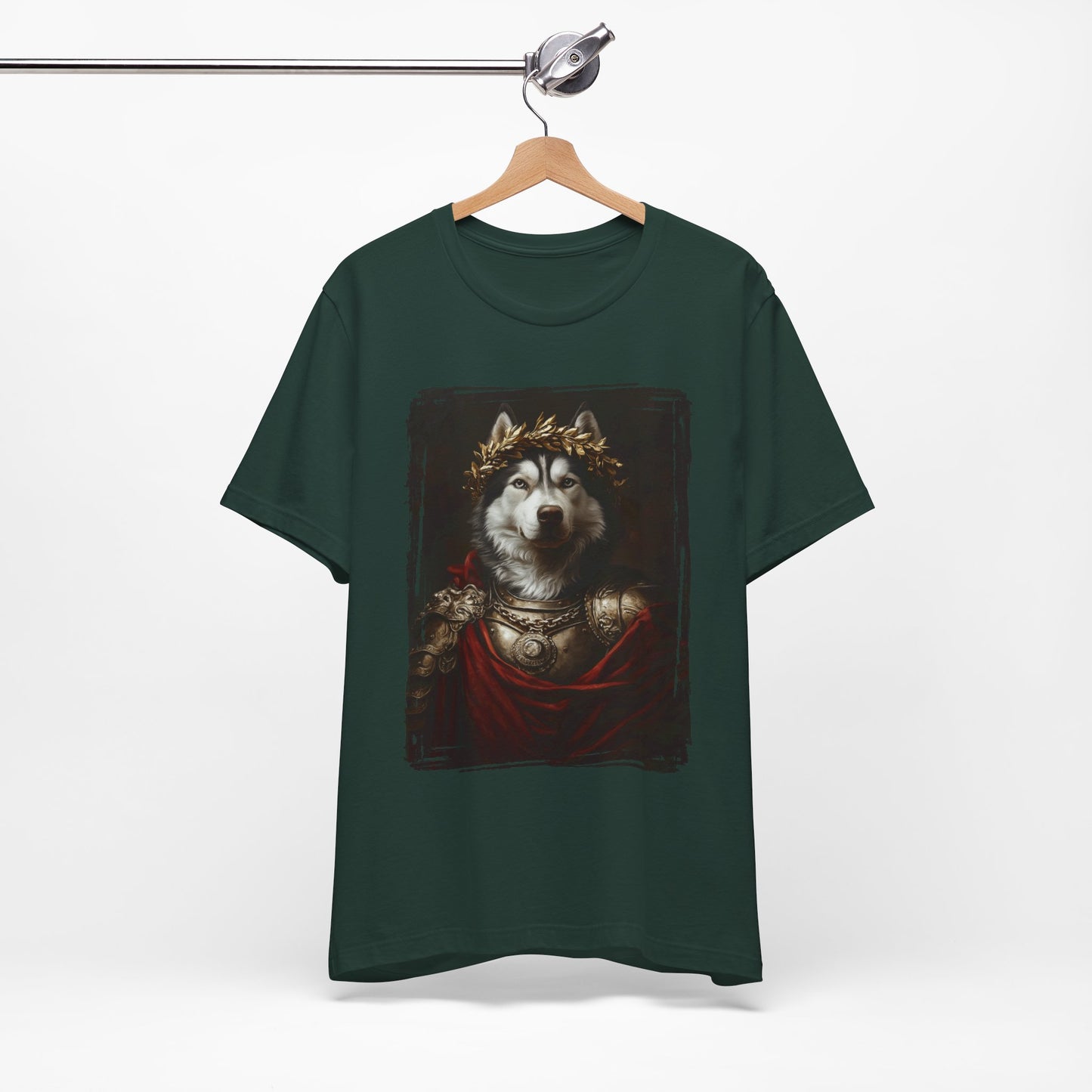 Siberian Husky Roman Emperor Graphic Tee