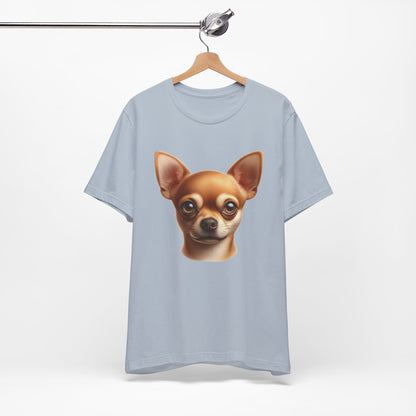 Chihuahua Fawn Smooth Coat Realistic Graphic Tee