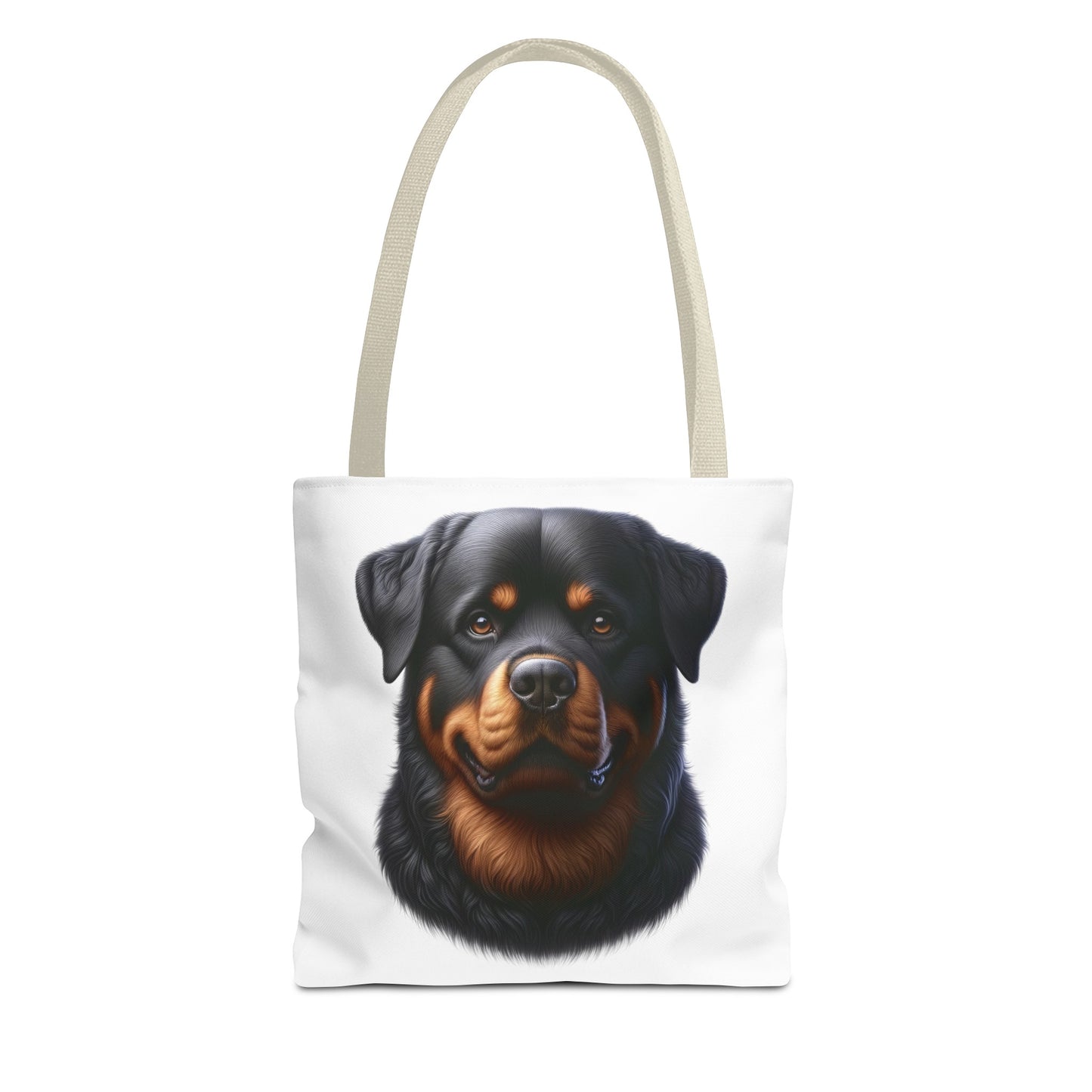 Rottweiler Realistic Illustration Tote Bag