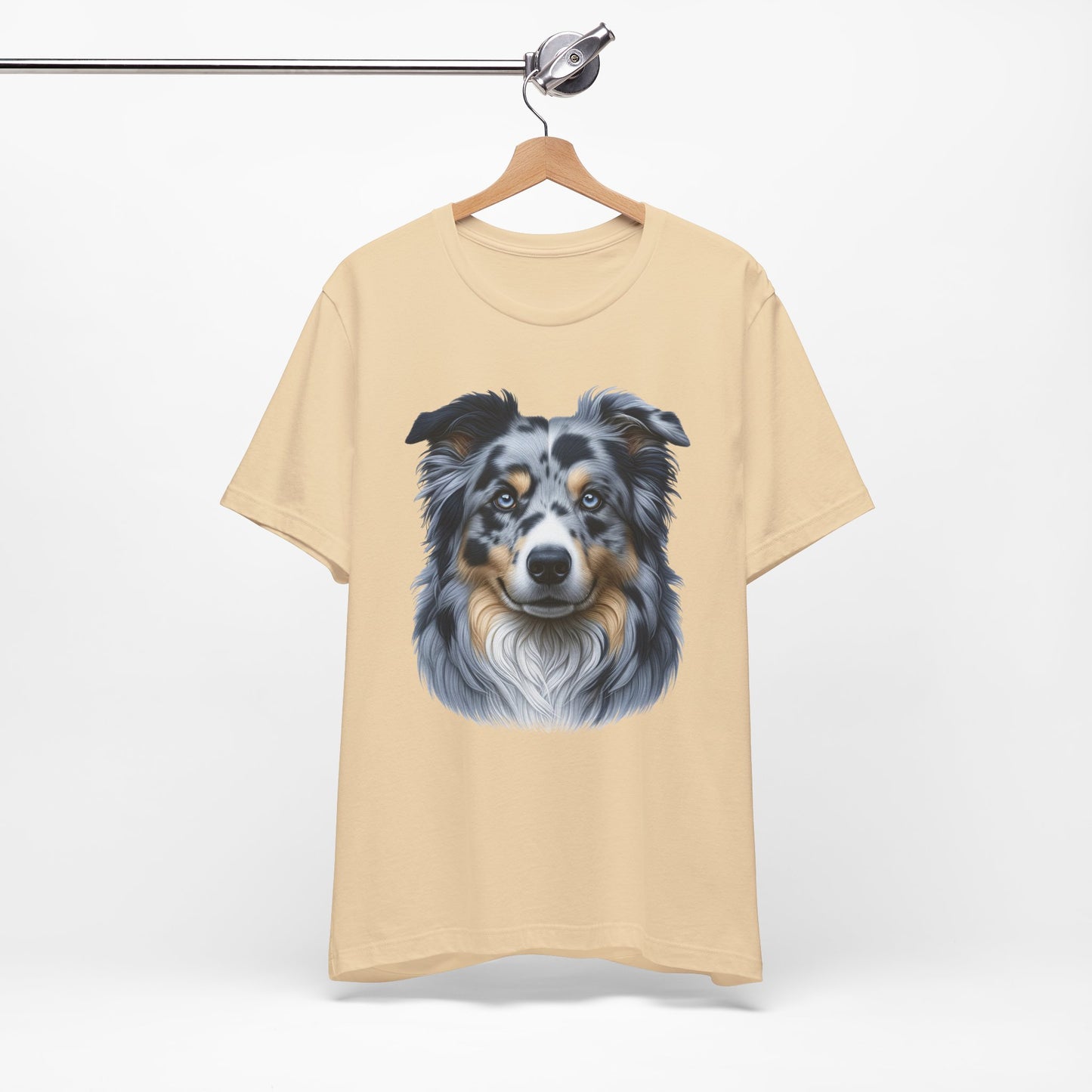 Australian Shepherd Blue Merle Realistic Graphic Tee