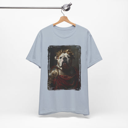 English Bulldog Roman Emperor Graphic Tee