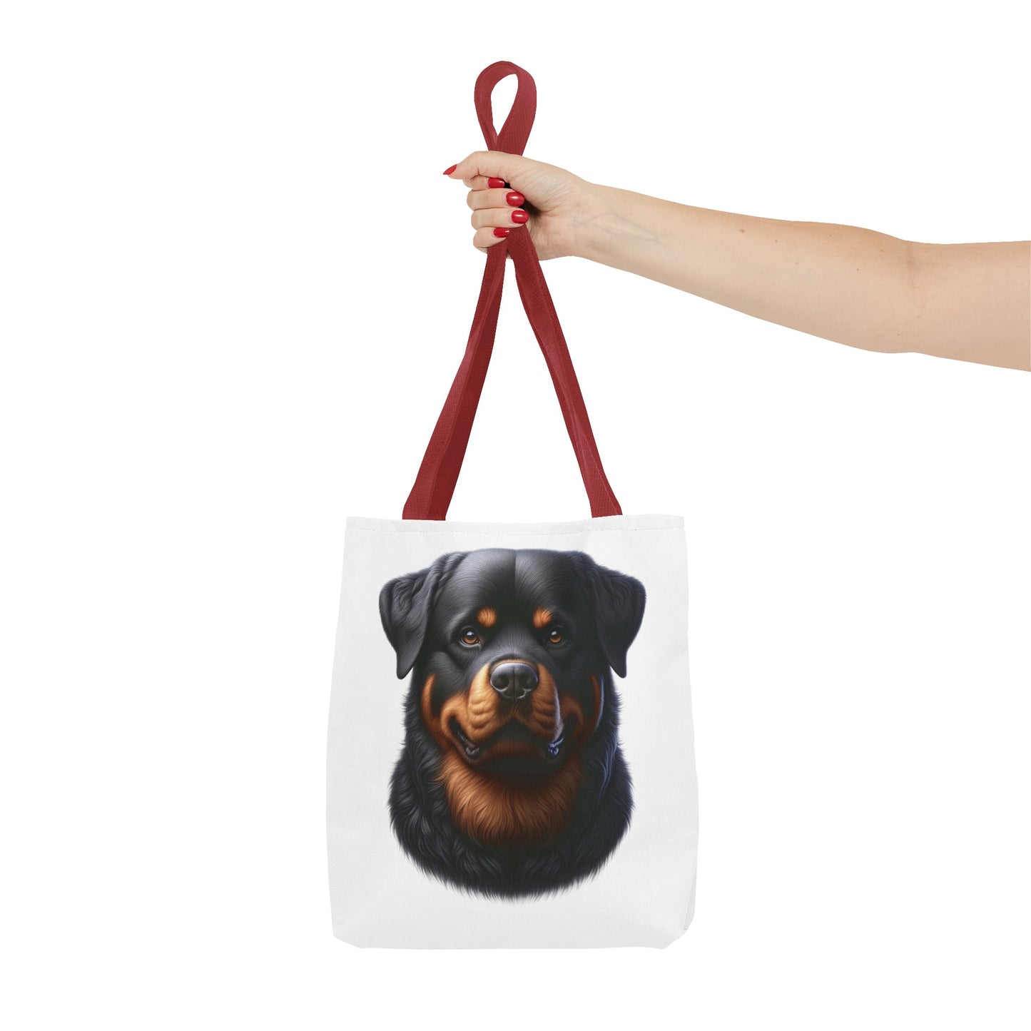 Rottweiler Realistic Illustration Tote Bag