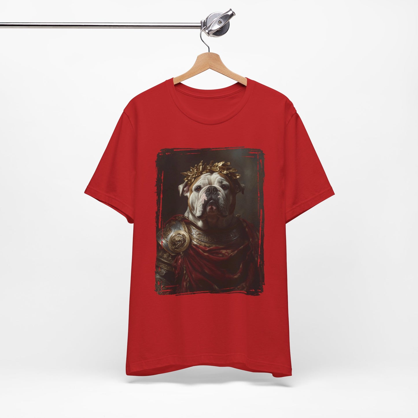English Bulldog Roman Emperor Graphic Tee