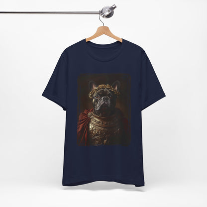 French Bulldog Roman Emperor Graphic Tee