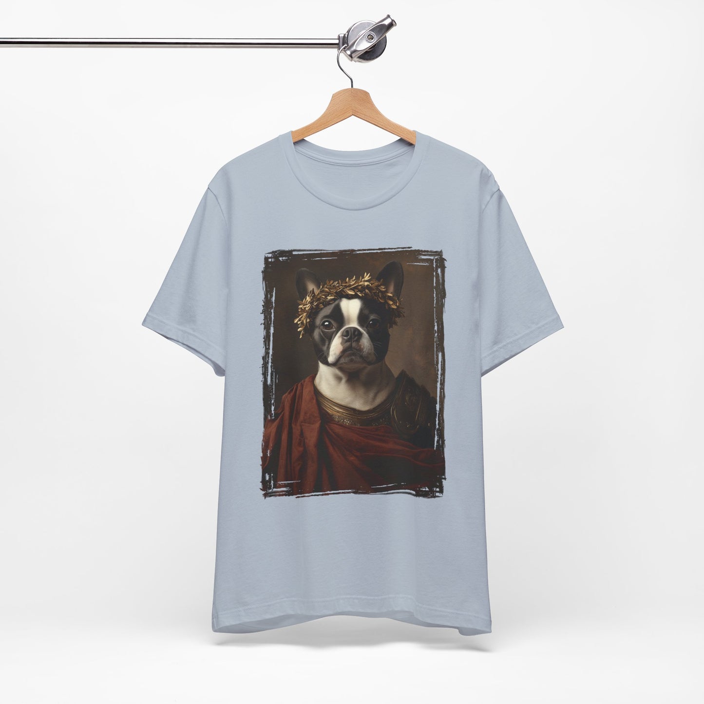 Boston Terrier Roman Emperor Graphic Tee