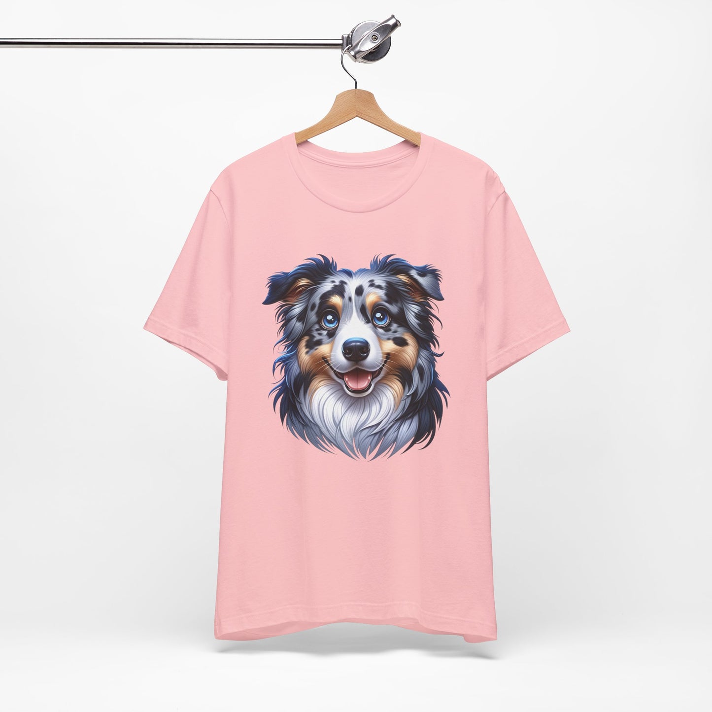 Australian Shepherd Blue Merle Cartoon Graphic Tee