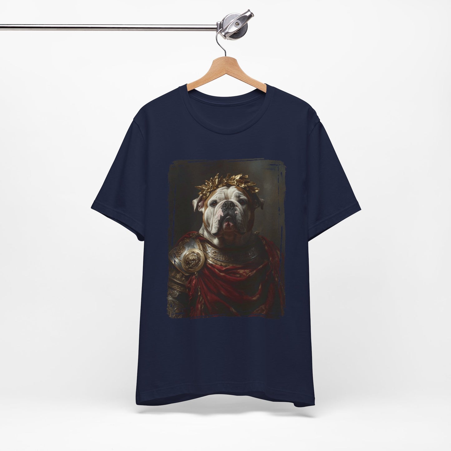 English Bulldog Roman Emperor Graphic Tee