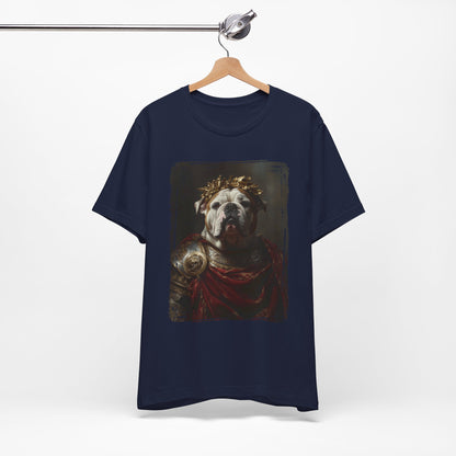 English Bulldog Roman Emperor Graphic Tee