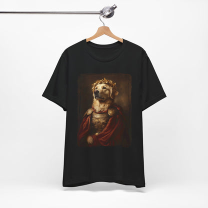 Golden Retriever Roman Emperor Graphic Tee