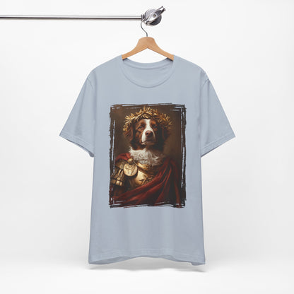 Brittany Spaniel Roman Emperor Graphic Tee