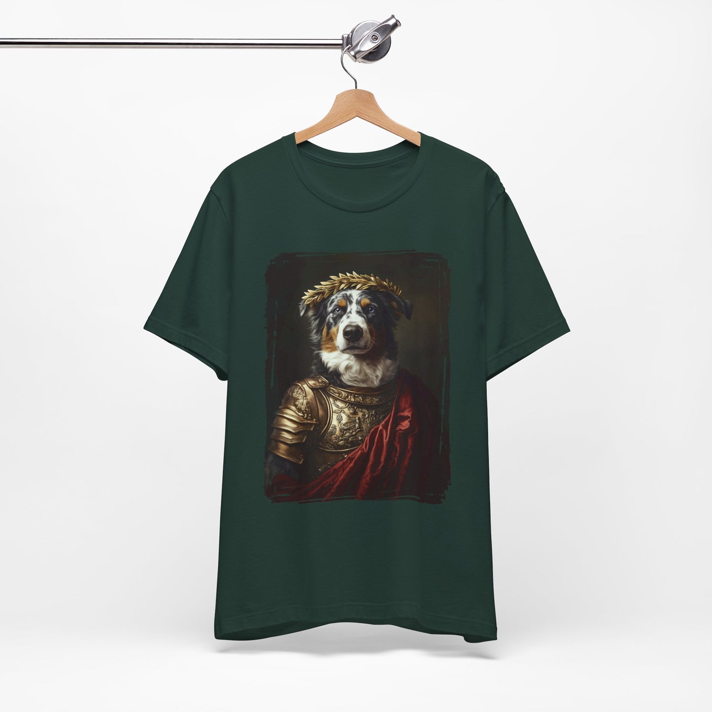 Australian Shepherd Roman Emperor Graphic Tee